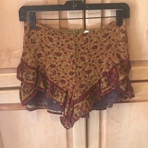 Free People shorts size 2